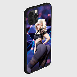 Чехол для iPhone 12 Pro Max Девушка с аппетитными формами, цвет: 3D-черный — фото 2