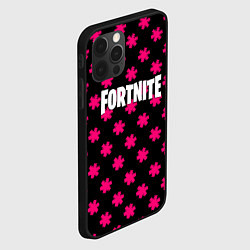 Чехол для iPhone 12 Pro Max Fortnite snowflake pattern, цвет: 3D-черный — фото 2