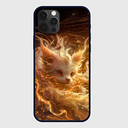 Чехол для iPhone 12 Pro Max Волшебный дух лисенок, цвет: 3D-черный