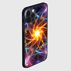 Чехол для iPhone 12 Pro Max Закрученная абстракция, цвет: 3D-черный — фото 2