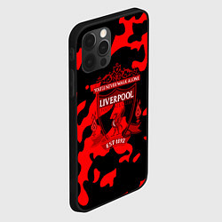 Чехол для iPhone 12 Pro Max Liverpool камуфляжный стиль, цвет: 3D-черный — фото 2