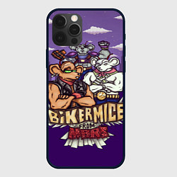 Чехол для iPhone 12 Pro Max Мыши-рокеры с Марса, цвет: 3D-черный