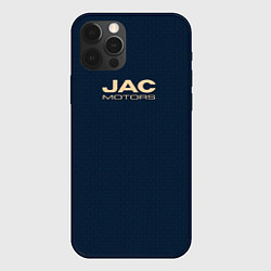 Чехол для iPhone 12 Pro Max Jac motors тёмный синий, цвет: 3D-черный
