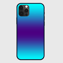 Чехол для iPhone 12 Pro Max Градиент из неона, цвет: 3D-черный