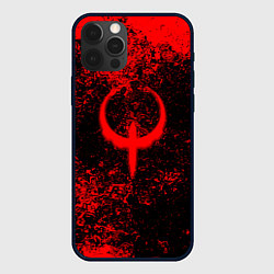 Чехол для iPhone 12 Pro Max Quake кровь, цвет: 3D-черный