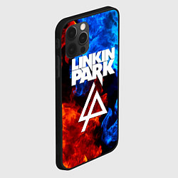 Чехол для iPhone 12 Pro Max Linkin park битва огней, цвет: 3D-черный — фото 2