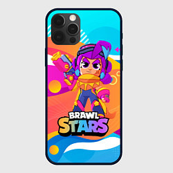 Чехол для iPhone 12 Pro Max Brawl Stars Шелли squad busters, цвет: 3D-черный