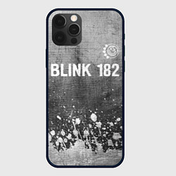 Чехол для iPhone 12 Pro Max Blink 182 - grey gradient посередине, цвет: 3D-черный