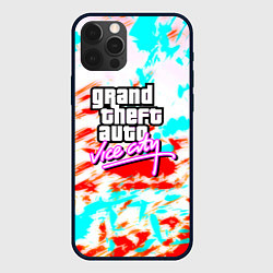 Чехол для iPhone 12 Pro Max GTA vice city clors, цвет: 3D-черный