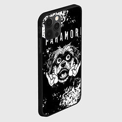 Чехол для iPhone 12 Pro Max Paramore рок пес, цвет: 3D-черный — фото 2