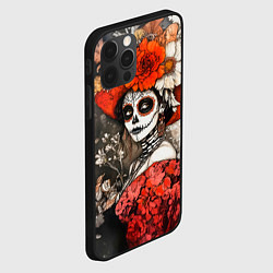 Чехол для iPhone 12 Pro Max Катрина в красном, цвет: 3D-черный — фото 2