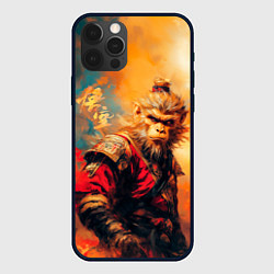 Чехол для iPhone 12 Pro Max Black Myth Wukong осень, цвет: 3D-черный