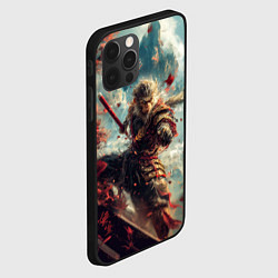 Чехол для iPhone 12 Pro Max Wukong с посохом, цвет: 3D-черный — фото 2