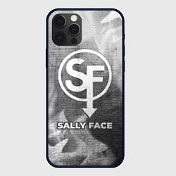 Чехол для iPhone 12 Pro Max Sally Face - grey gradient, цвет: 3D-черный