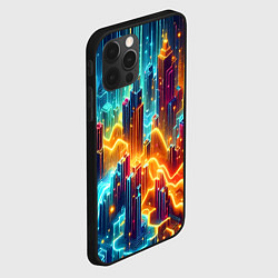 Чехол для iPhone 12 Pro Max Neon metropolis - vaporwave, цвет: 3D-черный — фото 2