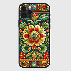 Чехол для iPhone 12 Pro Max Стиль советского ковра узоры и орнамент, цвет: 3D-черный