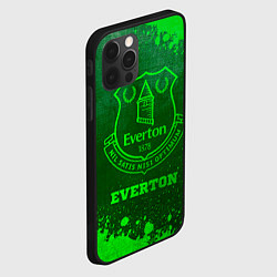 Чехол для iPhone 12 Pro Max Everton - green gradient, цвет: 3D-черный — фото 2