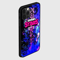 Чехол для iPhone 12 Pro Max Brawl stars neon abstraction, цвет: 3D-черный — фото 2