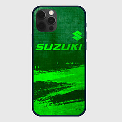 Чехол iPhone 12 Pro Max Suzuki - green gradient посередине