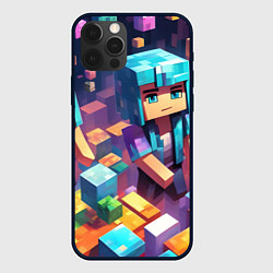 Чехол для iPhone 12 Pro Max Minecraft 2 0, цвет: 3D-черный