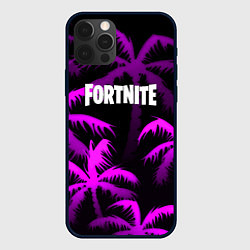 Чехол для iPhone 12 Pro Max Fortnite тропики, цвет: 3D-черный