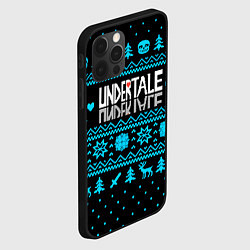 Чехол для iPhone 12 Pro Max Undertale rpg winter, цвет: 3D-черный — фото 2