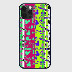 Чехол для iPhone 12 Pro Max Fortnite epic pattern, цвет: 3D-черный