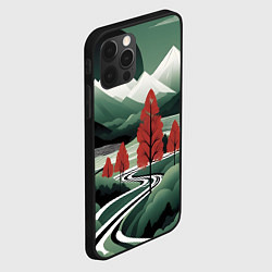 Чехол для iPhone 12 Pro Max Дорога на природу, цвет: 3D-черный — фото 2