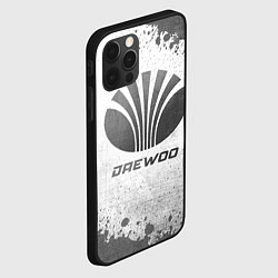 Чехол для iPhone 12 Pro Max Daewoo - white gradient, цвет: 3D-черный — фото 2