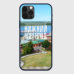 Чехол для iPhone 12 Pro Max Нижний Новгород кремль, цвет: 3D-черный