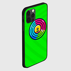 Чехол для iPhone 12 Pro Max Виниловый ритм 90-х, цвет: 3D-черный — фото 2