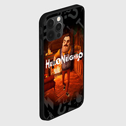 Чехол для iPhone 12 Pro Max Привет сосед у камина, цвет: 3D-черный — фото 2