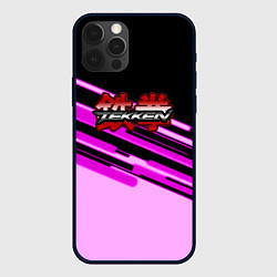 Чехол для iPhone 12 Pro Max Tekken pink line, цвет: 3D-черный