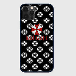 Чехол для iPhone 12 Pro Max Resident evil pattern umbrella, цвет: 3D-черный