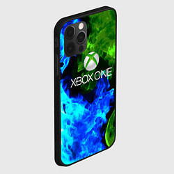 Чехол для iPhone 12 Pro Max Xbox битва огня, цвет: 3D-черный — фото 2