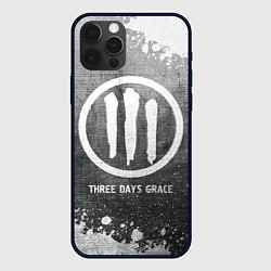 Чехол для iPhone 12 Pro Max Three Days Grace - grey gradient, цвет: 3D-черный