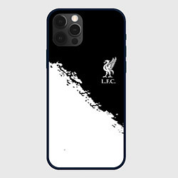 Чехол для iPhone 12 Pro Max Liverpool fc белые краски, цвет: 3D-черный