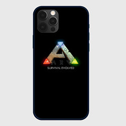 Чехол для iPhone 12 Pro Max Ark: Survival Evolved logo rpg, цвет: 3D-черный