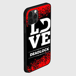 Чехол для iPhone 12 Pro Max Deadlock love классика, цвет: 3D-черный — фото 2