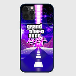 Чехол для iPhone 12 Pro Max GTA vice city retrovawe, цвет: 3D-черный