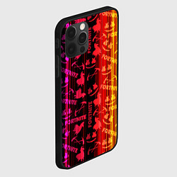 Чехол для iPhone 12 Pro Max Fortnite neon game, цвет: 3D-черный — фото 2