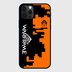 Чехол для iPhone 12 Pro Max Warframe текстура, цвет: 3D-черный