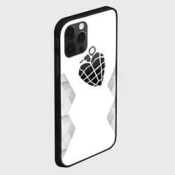 Чехол для iPhone 12 Pro Max Green Day white poly, цвет: 3D-черный — фото 2