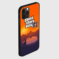 Чехол для iPhone 12 Pro Max GTA6 nature, цвет: 3D-черный — фото 2