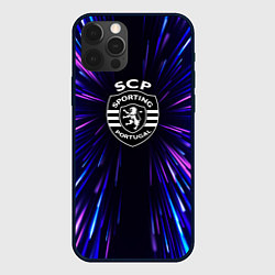 Чехол для iPhone 12 Pro Max Sporting neon energy, цвет: 3D-черный