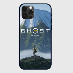 Чехол для iPhone 12 Pro Max Ацу на коне Ghost of Yotei, цвет: 3D-черный