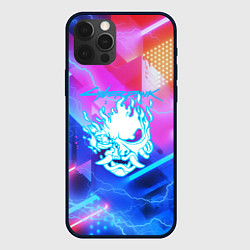 Чехол для iPhone 12 Pro Max Cyberpunk samurai storm, цвет: 3D-черный