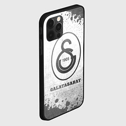 Чехол для iPhone 12 Pro Max Galatasaray - white gradient, цвет: 3D-черный — фото 2