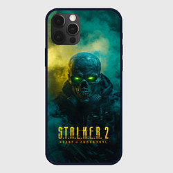 Чехол для iPhone 12 Pro Max Stalker 2 скелет в форме, цвет: 3D-черный