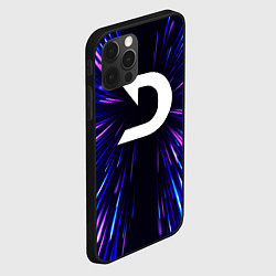 Чехол для iPhone 12 Pro Max Deadlock neon energy, цвет: 3D-черный — фото 2